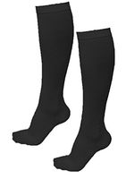 Shop Flash Heel and Ankle Supportive Women's Compression Socks, Black, X-Large