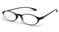 Calabria Reading Glasses - 719 Flexie in Ebony +1.50