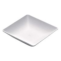 PacknWood Bio 'n' Chic Square Mini Sugarcane Plate, 2.5" x 2.5" (Case of 300)