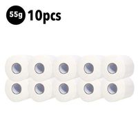 Toilet Paper - 3 Ply White Bath Tissue,Silky & Smooth Soft Dissolvable Tissues Paper, Home Kitchen Toilet Tissue, Ultra Strong and Highly Absorbent Hand Towels for Daily Use，10 Rolls (55g 10Rolls)