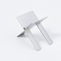 1 PC Home Stainless Foldable Ashtray Showing Cigarette Cigar Stand Holder Tools