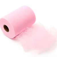 ULTNICE Tulle Fabric Rolls of Tulle for Wedding Pink Tulle Roll Party Bow Banquet Decor