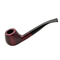 CORSAR no. 35 Bent Prince pearwood Tobacco Smoking Pipe by Mr. Brog (Poland) (Red)