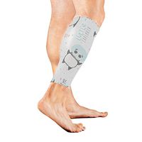 Calf Guard Sleeves Cute Pandas Astronauts White Sports Calves Guards Sleeves for Running, Basketball, Baseball, Football