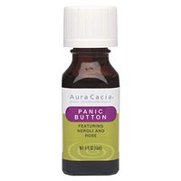 Aura Cacia Essential Solutions Panic Button Massage Essential Oil, 0.5 Ounce - 3 per case.