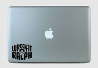 Wreck It Ralph Vinyl Decal Sticker White