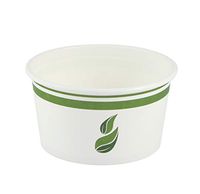 Compostable PLA-Lined Bowl, 12 Ounce, White, 500 Pack