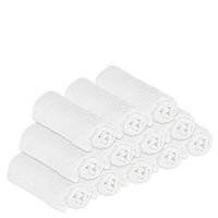 DecorRack 100% Cotton Bar Mop, 12 x 12 inch, Cleaning Towels for Kitchen (Basic 12 Pack)