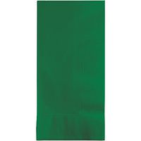 Creative Converting Touch of Color 100 Count 2-Ply Paper Dinner Napkins, Emerald Green
