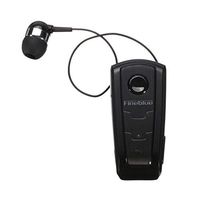 Fineblue Wireless Bluetooth Business Eardset with Vibrating Alert Handsfree for Samsung iPhone LG Smart Cell Phone