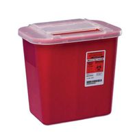 Sharps Container, 2 Gallon, Red, Each (CVKE31142222)