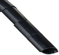 ELECOM Cable Spiral Tube, 2m, Inside Diameter: 12mm, Black, BST-12BK