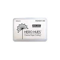 Hero Arts AF249 Hero Hues Ink Pad, White Unicorn Pigment, 3.5" x 2.5"