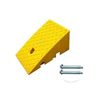 XIGUAN Rubber Car Curb Ramps Plastic Scooter Ramp, Portable Anti-Skid Ramps, Bicycle Wheelchair Ramp Outdoor Stair Sill Triangle Pad (Color: Black, Size: 25 40 19cm) Threshold Ramp Kit Set f