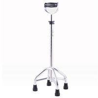 ZYL-YL Old Man Walking Stick,Aluminum Telescopic Lightweight Four Footed Sticks Small Corners Anti-Skid Cane for Elderly Disabled People Walker