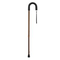 Retractable Ice Tip Cane, Standard Grip, Bronze