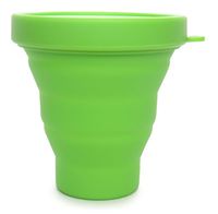 Dandelion Cup Menstrual Cup Sanitizing Container for Soaking and Cleaning Menstrual Cup - Green