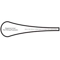 Hygienic Liners for Thong Style Swimwear and Lingerie Fitting Purposes - 1,000 Plastic Protective Sanitary Stickers Dressing Room