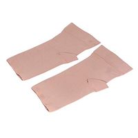 EUBUY Men's/Women's Compression Ankle Support Open-Toe Socks Nude XL