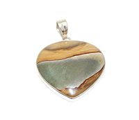 Sterling Silver Polychrome Jasper Pendant Jewellery No.3160