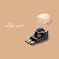 Ocamo Wireless Earbuds Mini Bluetooth 4.1 Stereo Headset in-Ear Wireless Earphone 3D Stereo Sound Earbud Skin Color