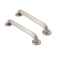 Moen R8918P Home Care 18-Inch Concealed Screw Bath Safety Bathroom Grab Bar, Peened AND Moen R8924P Home Care 24-Inch Concealed Screw Bath Safety Bathroom Grab Bar, Peened