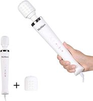 MeMass Electric Massager Massage Stick, 10 Different Vibration Strengths, Relieve Body Fatigue and Muscle Pain in The Neck,Shoulders, Back, Waist, Buttocks, Legs(White)