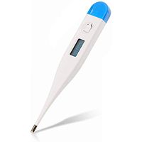 Muhubaih Digital Body Thermometer Oral/Armpit Thermometer LCD Display Fast Reading Thermometer for Adults, Children, Baby Rectal