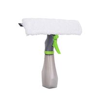 Cigou_❤️Tools & Home Improvement Cigou 3 in 1 Window Cleaner Spray Bottle Wiper Squeegee Microfibre Cloth Pad Kit (White)