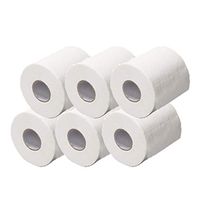 NANTE Home Soft Toilet Paper,Roll Paper 6/8/12,Home Household 3 Layers Bath Toilet Roll Paper Toilet Paper Tissue Napkin Interesting Table Kitchen Paper (A-6pcs)