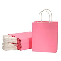 Paper Gift Bags,Kraft Paper Shopping Bags,Party Bags,Merchandise Bag, Kraft Bags, Retail Bags,Paper Bags with Handles 50Pcs/200Pcs