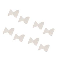 4 Pairs 2.5mm Non-Slip Silicone Nose Pads for Eyeglasses White