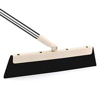 Broom Home Multi-function Plastic Broom Easy To Clean Glass Wiper 180 Degree Rotation Non-stick Hair Cleaning Brush White