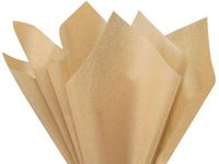 Pack of 1 Paws Print Design on Kraft Vogue Size Bag Choose Tissue Paper Color (Desert Tan) npKN366