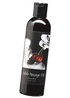 New Earthly Body natural, spa quality massage oil Flavor Cherry size 8 oz