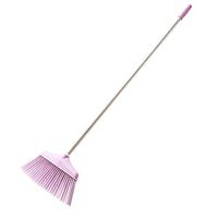 WDX- Broom combination household living room sweeping floor cleaning kitchen cleaning tools broom 簸箕 set combination thickening broom soft hair non-stick hair artifact Household (Color : Purple)
