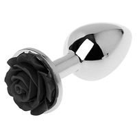 Taidu Rose Flower Smooth Staninless Steel Small Size Training Set for Men and Women - Best Idea for Gift (Black)