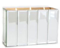 Mixture Lavender Lemongrass 3-Wick Mirror Rectangle 16 oz Scented Jar Candle