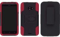 Ventev Edge Holster / Case Combo for HTC EVO 4G LTE (Black/Red)