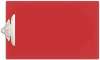 11x17 Clipboard Acrylic with 6" Jumbo Board Clip (Red)