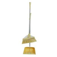 Kylin Express Durable Removable Broom and Dustpan Standing Upright Grips Sweep Set with Long Handle, C8