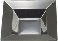 Yoshi Ware EMI Squares Black Soup Bowl, 12 Ounce - 10 per Pack - 12 Packs per case.