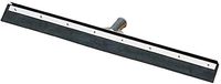 Carlisle 361201800 Flo-Pac Straight Rubber Squeegee with Metal Frame, 18" Width, Black (Case of 6)
