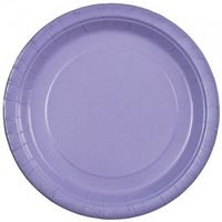 Pans Pro Party Colors 9" Round Dinner Paper Plate's (40, Light Purple)