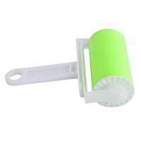 Cideros Reusable Sticky Picker Set Cleaner Lint Roller Clothes Pet Hair Fluff Remover and Dust Brush,Washable (Green)