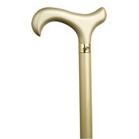 Ladies Derby Cane High Gloss Metallic Champagne  -Affordable Gift! Item #DHAR-9780800