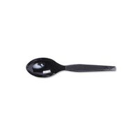 Dixie TM507 Plastic Cutlery, Heavy Mediumweight Teaspoons, Black, 100/Box by Dixie