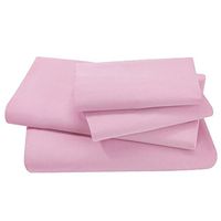 1800 QUALITY SOFT SHEETS DEEP POCKET BED SHEET SET/ California King- Pink