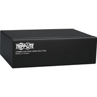 Tripp Lite B114-004-R Lite 4-Port VGA Splitter with Signal Booster, High Resolution Video - 350MHz, 2048x1536 (HD15 M/4xF)