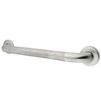 Kingston Brass GB1416CT Designer Trimscape Concealed Flange Textured ADA 16-Inch Grab Bar with 1.25-Inch Outer Diameter, Stainless Steel